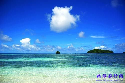 阳光、海水、沙滩勾勒出帕劳天堂般的景色 阳光、海水、沙滩勾勒出帕劳天堂般的景色